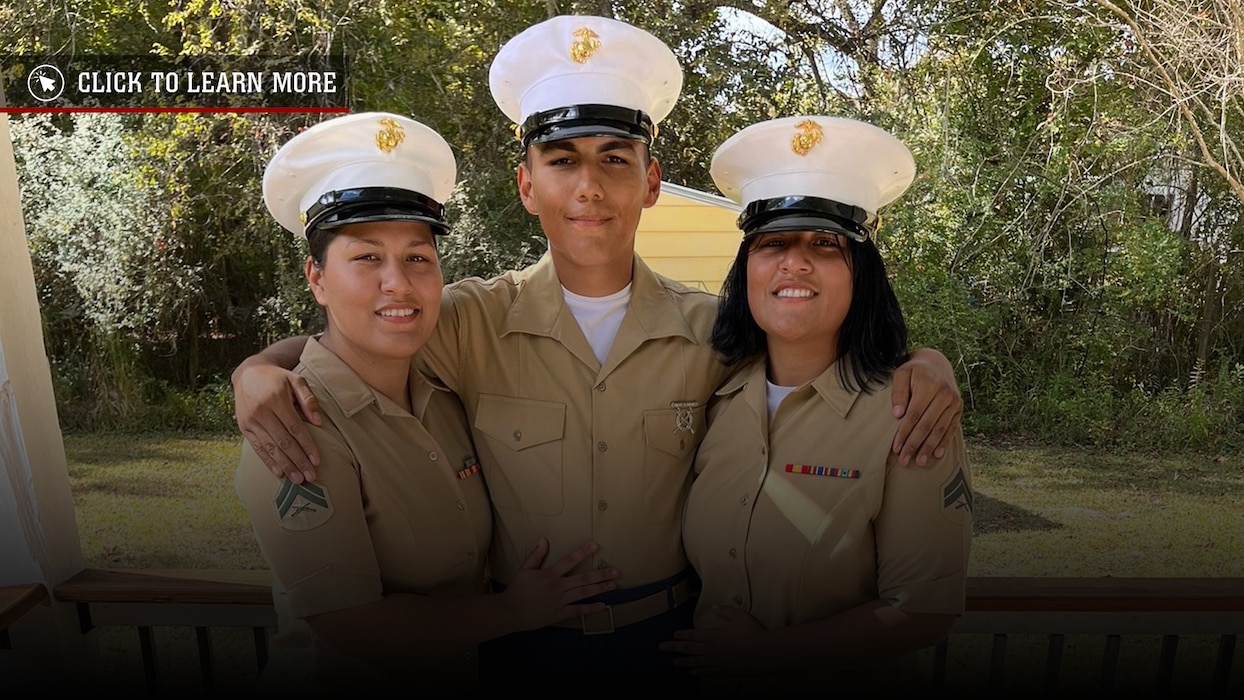 Family in and out of the Corps; a Marine inspires a change in her family.