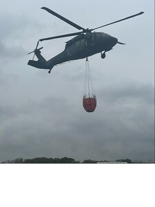 The South Carolina National Guard helped its State Partnership Program partner, Colombia, respond to dozens of fires in the Bogota area in January 2024 by providing helicopter buckets used to drop water or retardant.