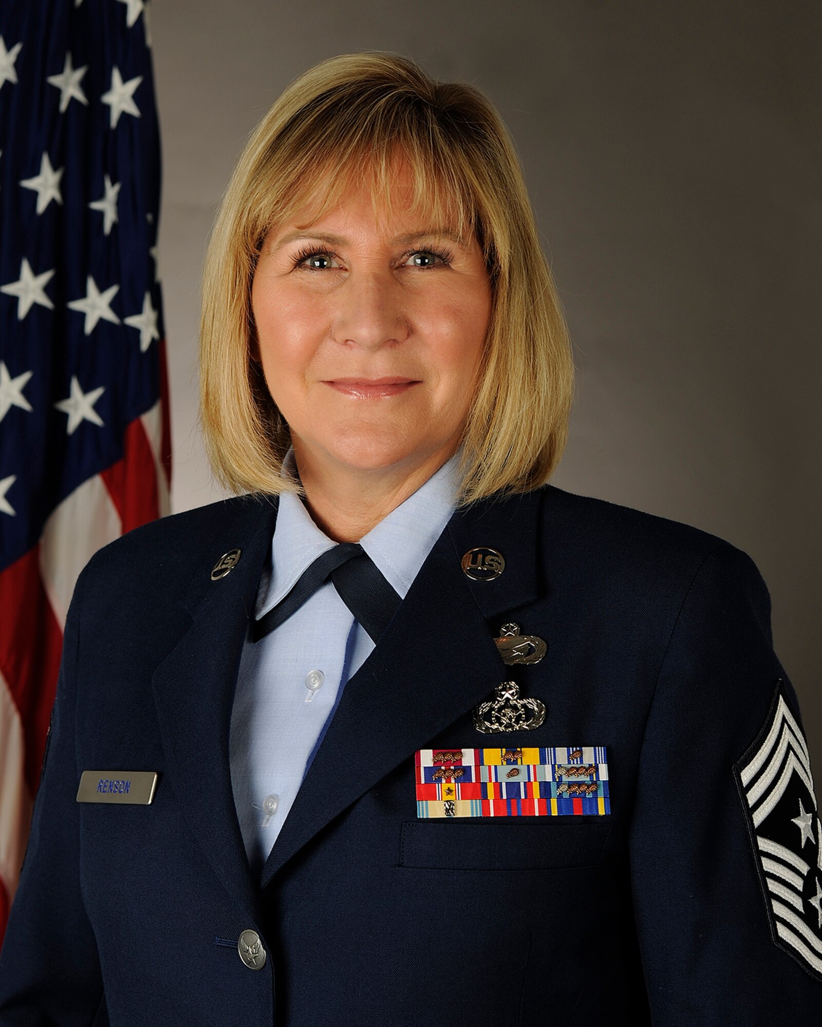 Command Chief Master Sgt. Teresa Reson served 36 years on active duty in the United States Air Force and Alaska Air National Guard.