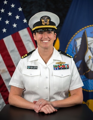 Lt. Cmdr. Kayla R. Foster, Executive Officer, Naval Computer and Telecommunications Station (NCTS) Guam