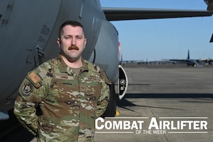 Tech Sgt Bryan Pate, 19th Aircraft Maintenance Squadron flightline expediter, is selected as Combat Airlifter of the Week.