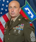 Photo for Command Sgt. Maj. Jason E. Goodman.  He is the current senior enlisted advisor for 76th Operational Response Command and assumed his role on Oct. 20, 2023.