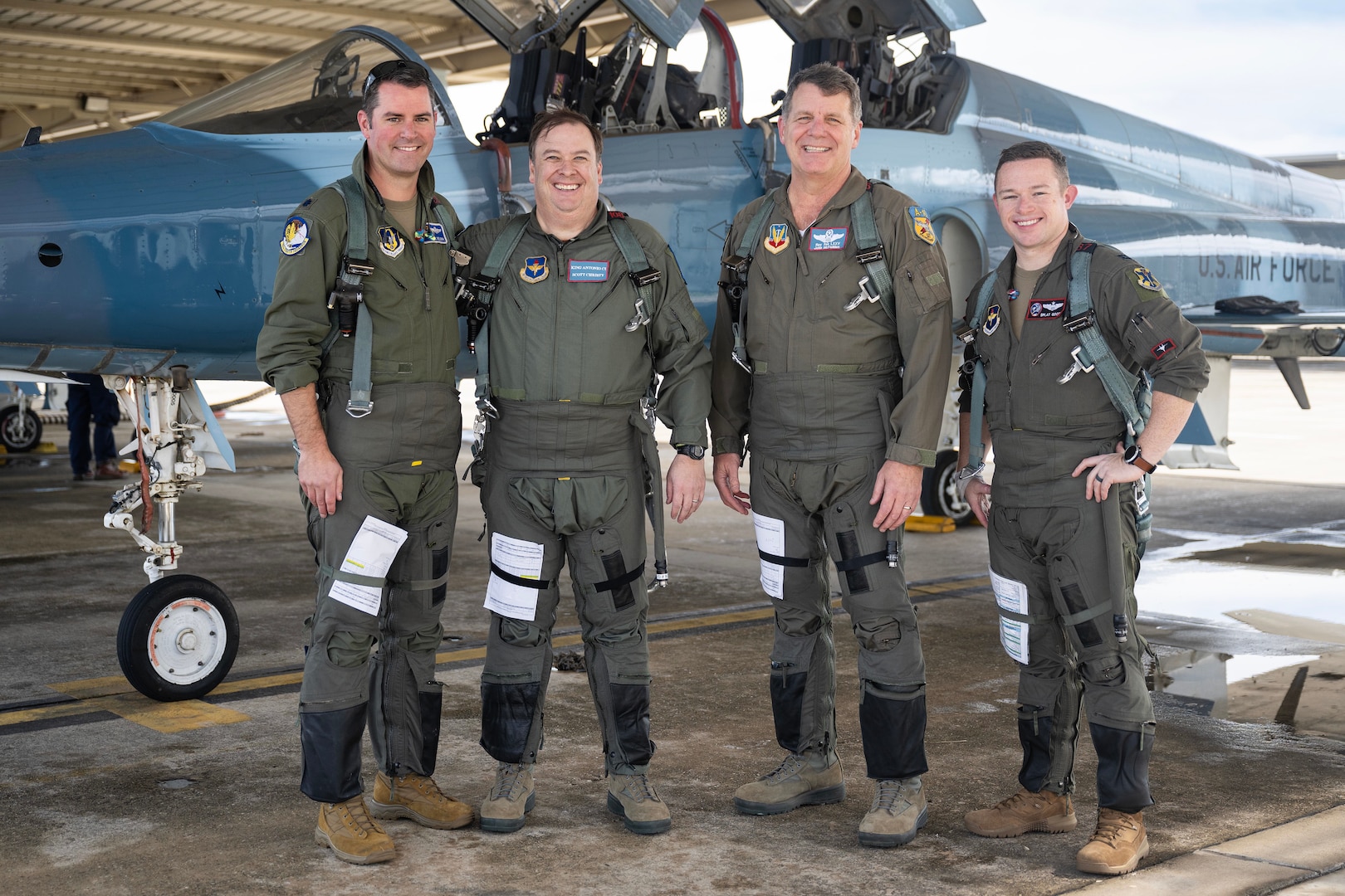39th Flying Training Squadron hosts Fiesta dignitaries for T-38 orientation flight
