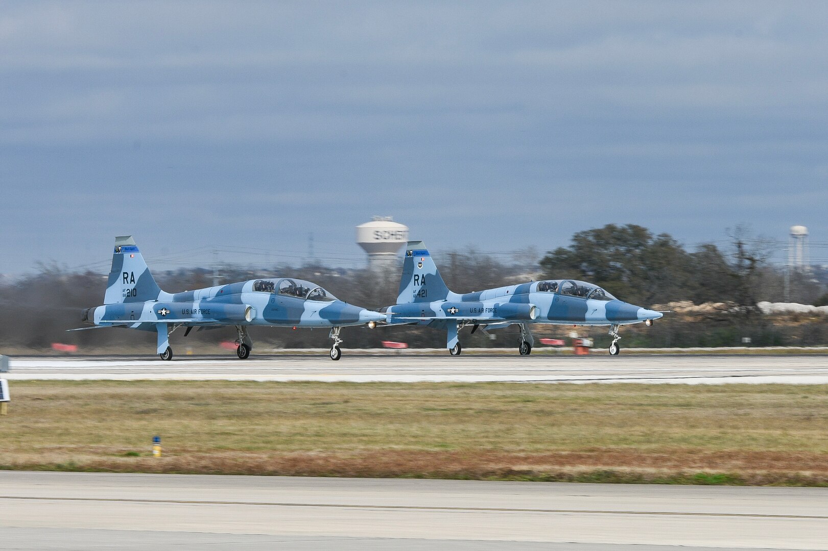 39th Flying Training Squadron hosts Fiesta dignitaries for T-38 orientation flight