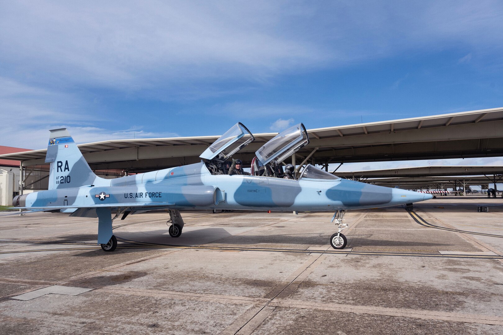 39th Flying Training Squadron hosts Fiesta dignitaries for T-38 orientation flight