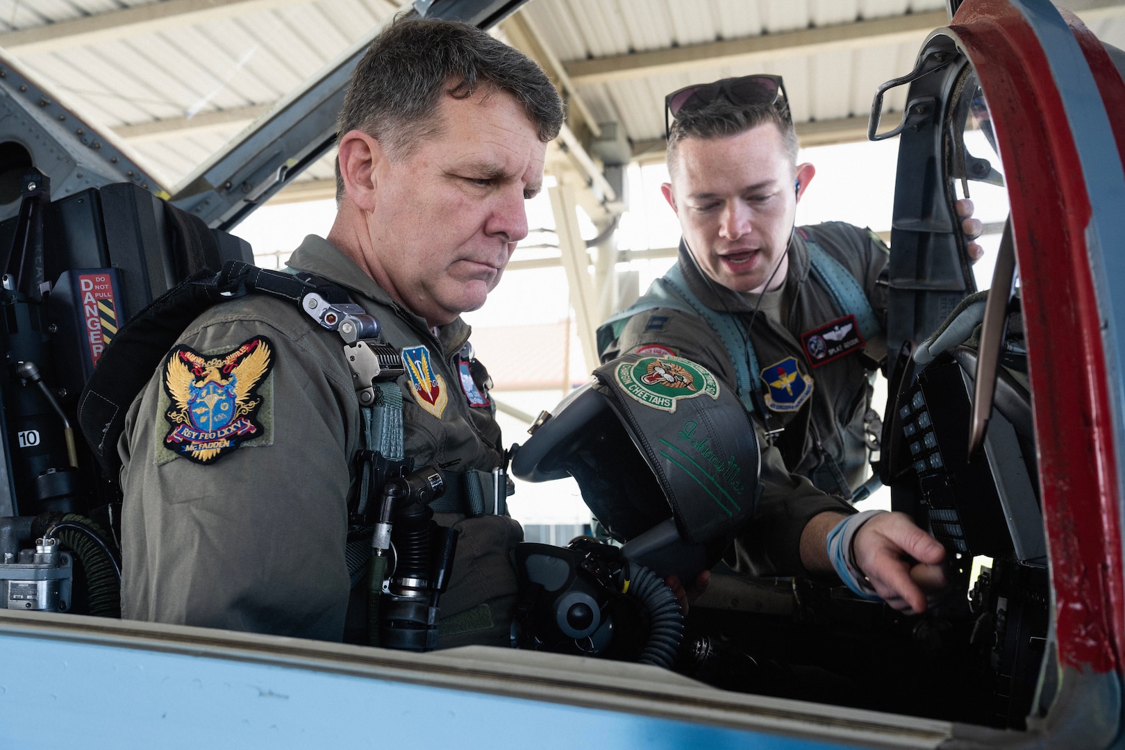 39th Flying Training Squadron hosts Fiesta dignitaries for T-38 orientation flight