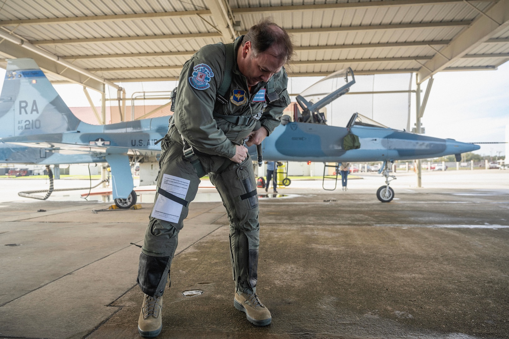39th Flying Training Squadron hosts Fiesta dignitaries for T-38 orientation flight