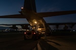 U.S. Marines with Marine Aerial Refueler Transport Squadron 152, 1st Marine Aircraft Wing, and Philippine Air Force service members offload Department of Social Welfare and Development family food packs from a KC-130J Super Hercules aircraft at Davao International Airport, Davao City, Philippines, Feb. 12, 2024. At the request of the Government of the Philippines, the U.S. Marines of III Marine Expeditionary Force are supporting the U.S. Agency for International Development in providing foreign humanitarian assistance to the ongoing disaster relief mission in Mindanao. The forward presence and ready posture of III MEF assets in the region facilitated rapid and effective response to crisis, demonstrating the U.S.’s commitment to Allies and partners during times of need. (U.S. Marine Corps photo by Sgt. Savannah Mesimer)