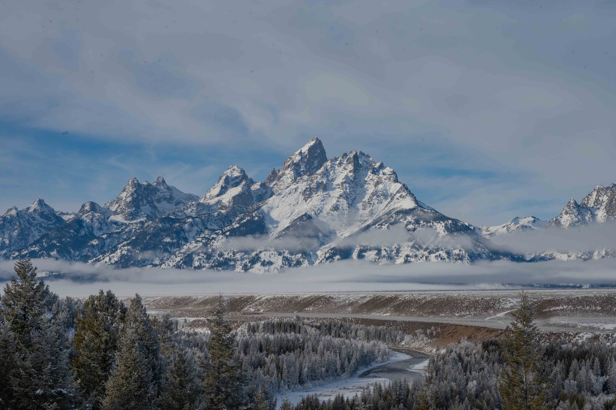 Snake river and Teton Mountains