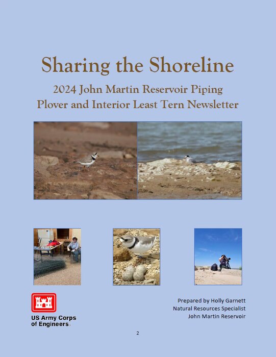 "Sharing the Shoreline: 2024 John Martin Reservoir Piping Plover and Interior Least Tern Newsletter" is now available! Get the highlights from the past season, updates on new methods to protect these birds adopted this year, and plans for how to improve protection for the 2024 season! 