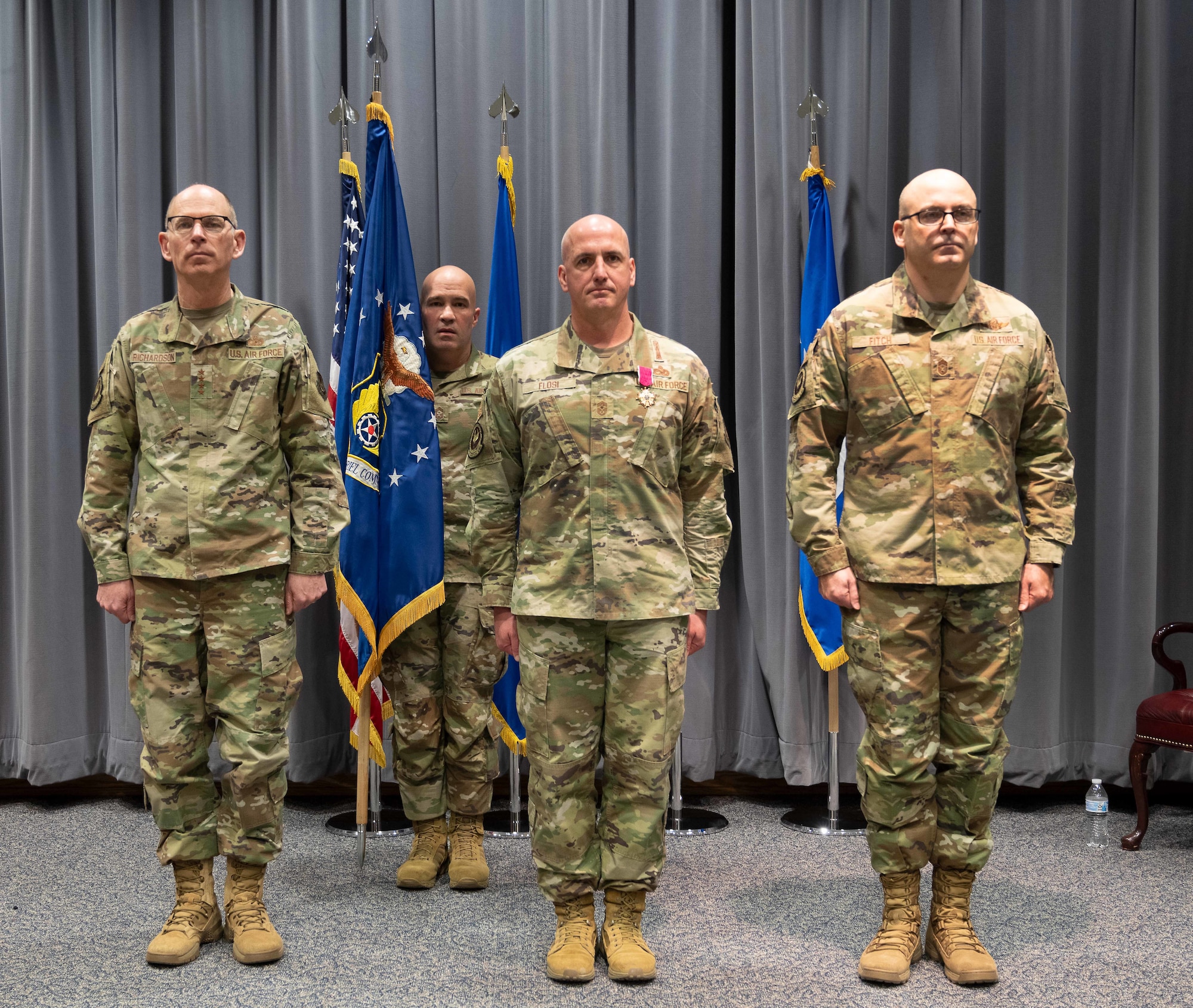 During the ceremony, Flosi transferred his duties and responsibilities to Fitch.