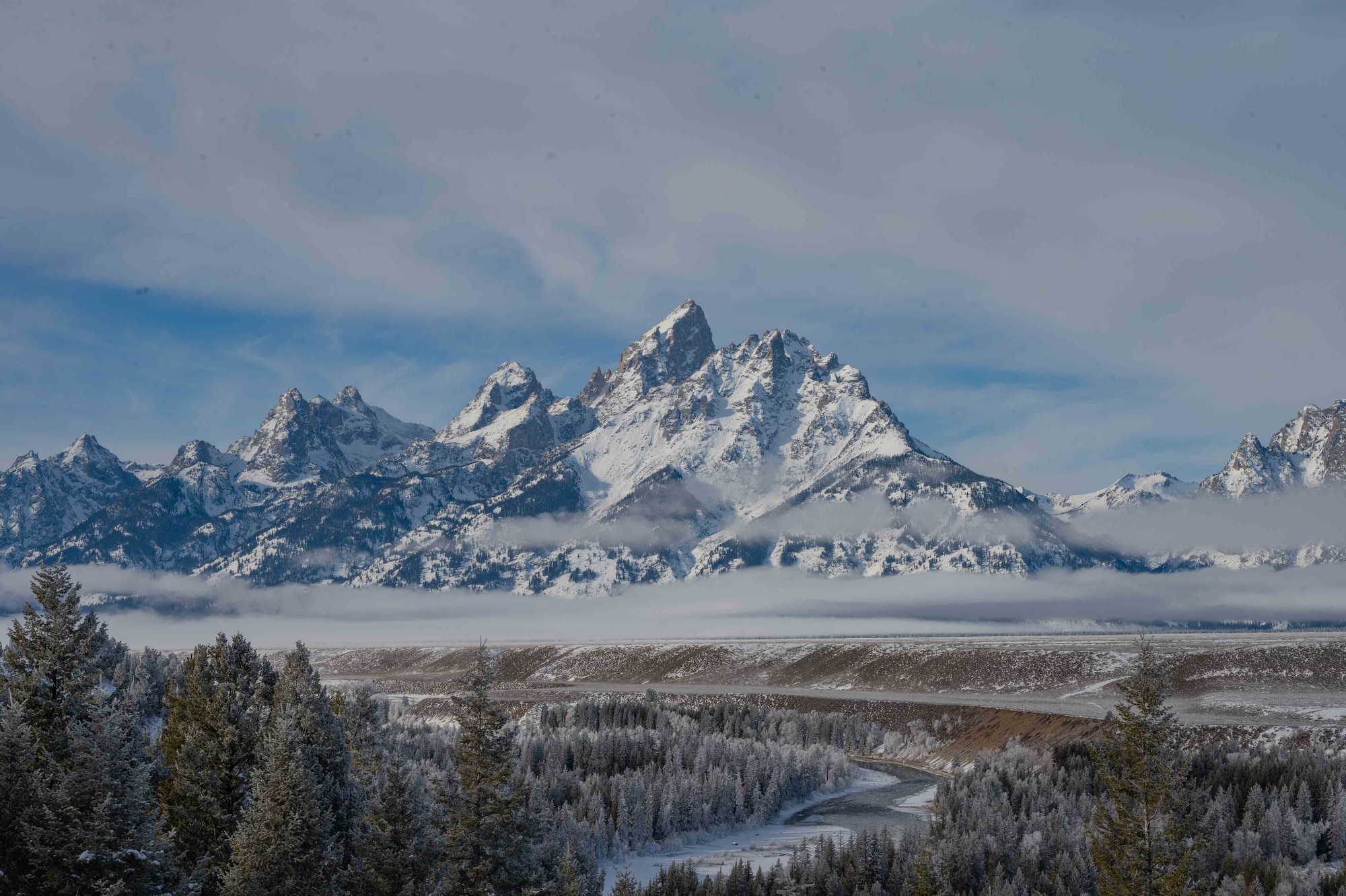 Snake river and Teton Mountains