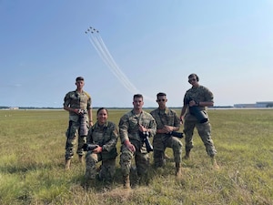 Courtesy photo of students from the 336th Training Squadron Detachment 2 at Fort George G. Meade, Maryland, used by 81st Training Wing Public Affairs at Keesler Air Force Base, Mississippi, Feb. 12, 2024.