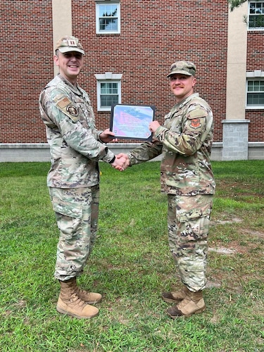 Courtesy photo of students from the 336th Training Squadron Detachment 2 at Fort George G. Meade, Maryland, used by 81st Training Wing Public Affairs at Keesler Air Force Base, Mississippi, Feb. 12, 2024.