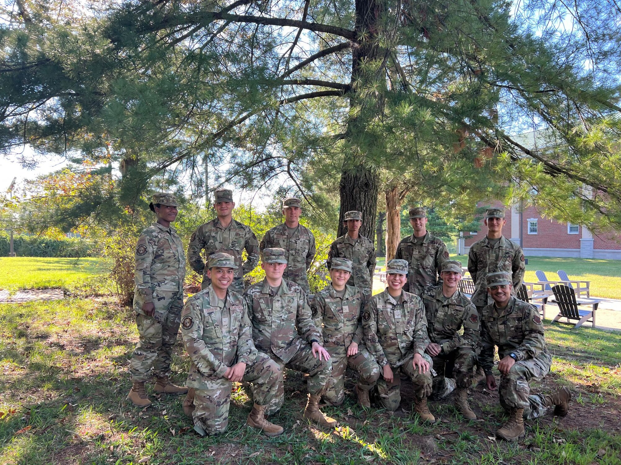 Courtesy photo of students from the 336th Training Squadron Detachment 2 at Fort George G. Meade, Maryland, used by 81st Training Wing Public Affairs at Keesler Air Force Base, Mississippi, Feb. 12, 2024.