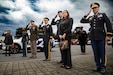 Senior U.S. Army leaders salute Sgt. Breonna Moffett as her remains departed a memorial ceremony in Savannah, Georgia on February 17, 2024. Moffett tragically lost her life on January 28, 2024 in Jordan.