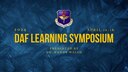 Graphic to advertise upcoming DAF Learning Symposium