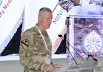 Army Reserve Medical Command’s Deputy Commanding General addresses partner nations and military members at the Multinational Medical Response Training in Riyadh, Saudi Arabia, Feb. 11-13, 2024.
Opened to both military and civilian personnel of U.S. partner states in the CENTCOM area of responsibility, the biennial event will feature speakers, workshops, exhibit displays, and a capstone field training exercise showcasing emergency medical readiness and response for disaster and humanitarian relief operations.
More than 500 healthcare professionals from 20 partner nations are expected to participate in the building endeavor geared toward establishing medical training that promotes burden-sharing possibilities mutual understanding. (U.S. Central Command)