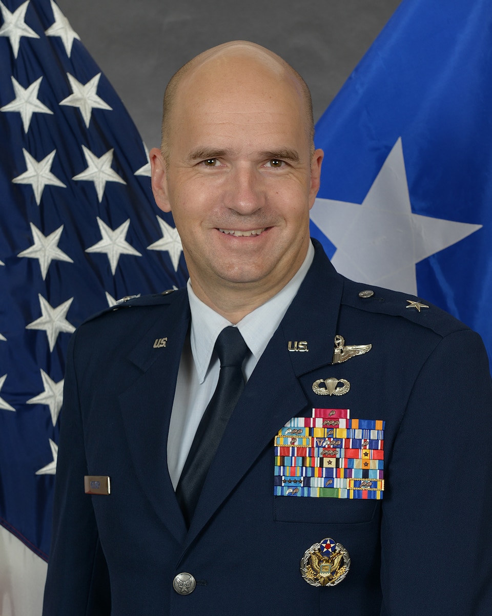 Portrait of Brigadier General Ryan P. Keeney.