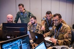 U.S. and partner nations work together to solve challenging space scenarios during Global Sentinel 2024, an annual exercise focused on combined space operations, at Vandenberg Space Force Base, Calif., Feb. 15, 2024.