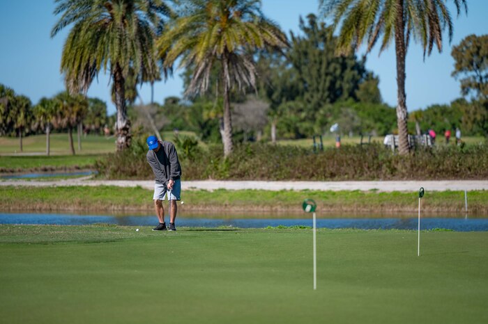 Golfers participate in events at Manatee Cove Golf Course
