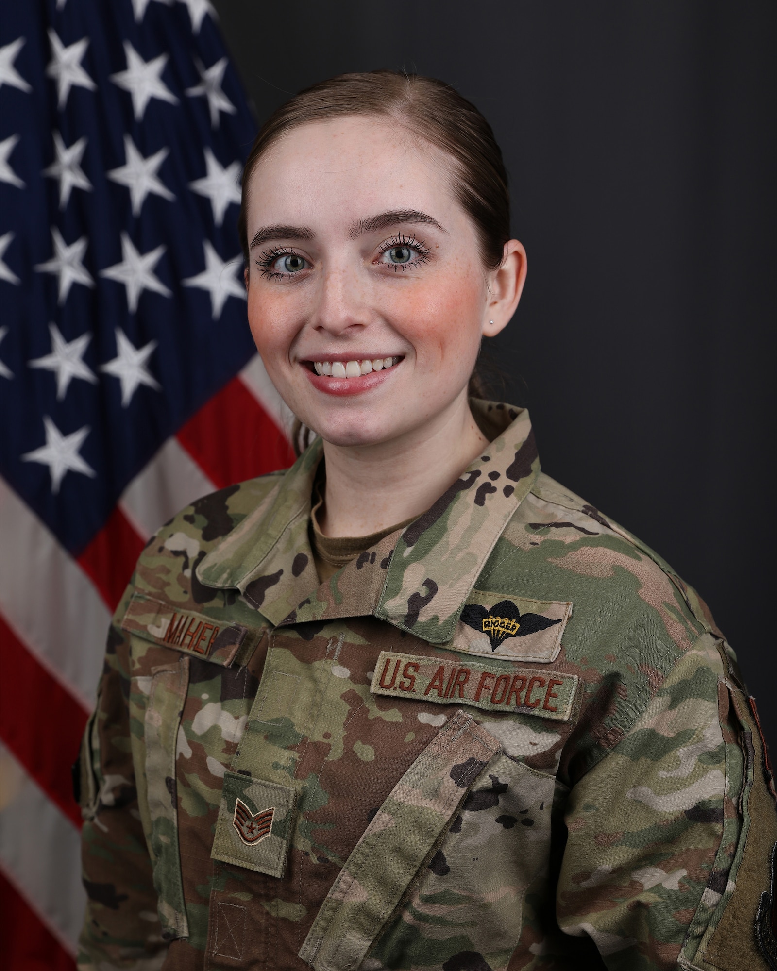 Staff Sgt. Sarah Bennett, 445th Operations Support Squadron aircrew flight equipment technician, is the 445th Airlift Wing NCO of the Quarter, CY 2023.