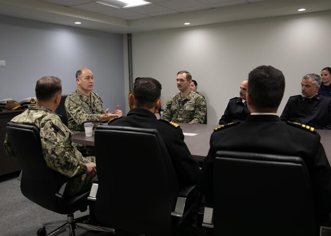 Representatives from multiple North African countries participated in a tabletop exercise (TTX) in support of exercise Phoenix Express 2024, a U.S. Naval Forces Africa (NAVAF)-hosted exercise focusing on North Africa and the Mediterranean Sea, Feb. 12-15, 2024.