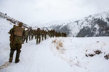 26th Marine Expeditionary Unit and 32nd Marine Brigade forge bonds on Mount Olympus