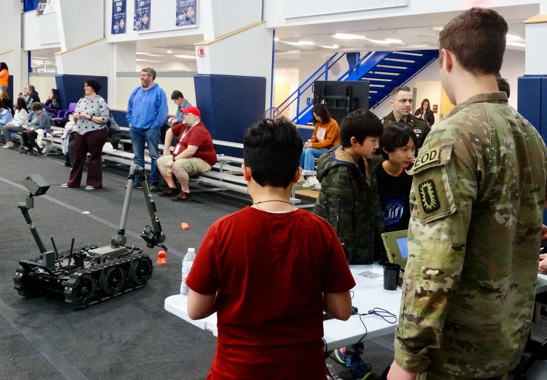 EOD technicians support US Army recruiting at robotics competition in West Virginia