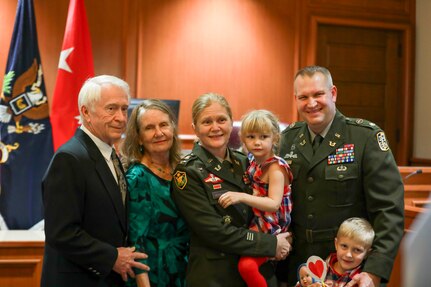 All Rise: Married Army JAG officers promoted together during joint ceremony