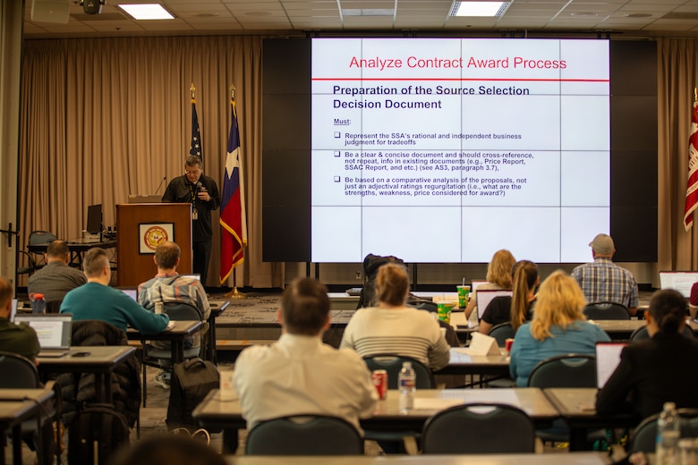 The U.S. Army Corps of Engineers (USACE), Galveston District (SWG), hosted PROSPECT (Proponent-Sponsored Engineer Corps Training) Course 183, Formal Source Selection, at the Jadwin Building in Galveston, Texas, Feb. 13-16, 2024.
Source selection is the federal government’s process for selecting contractors to perform work or provide a supply or to construct a building.