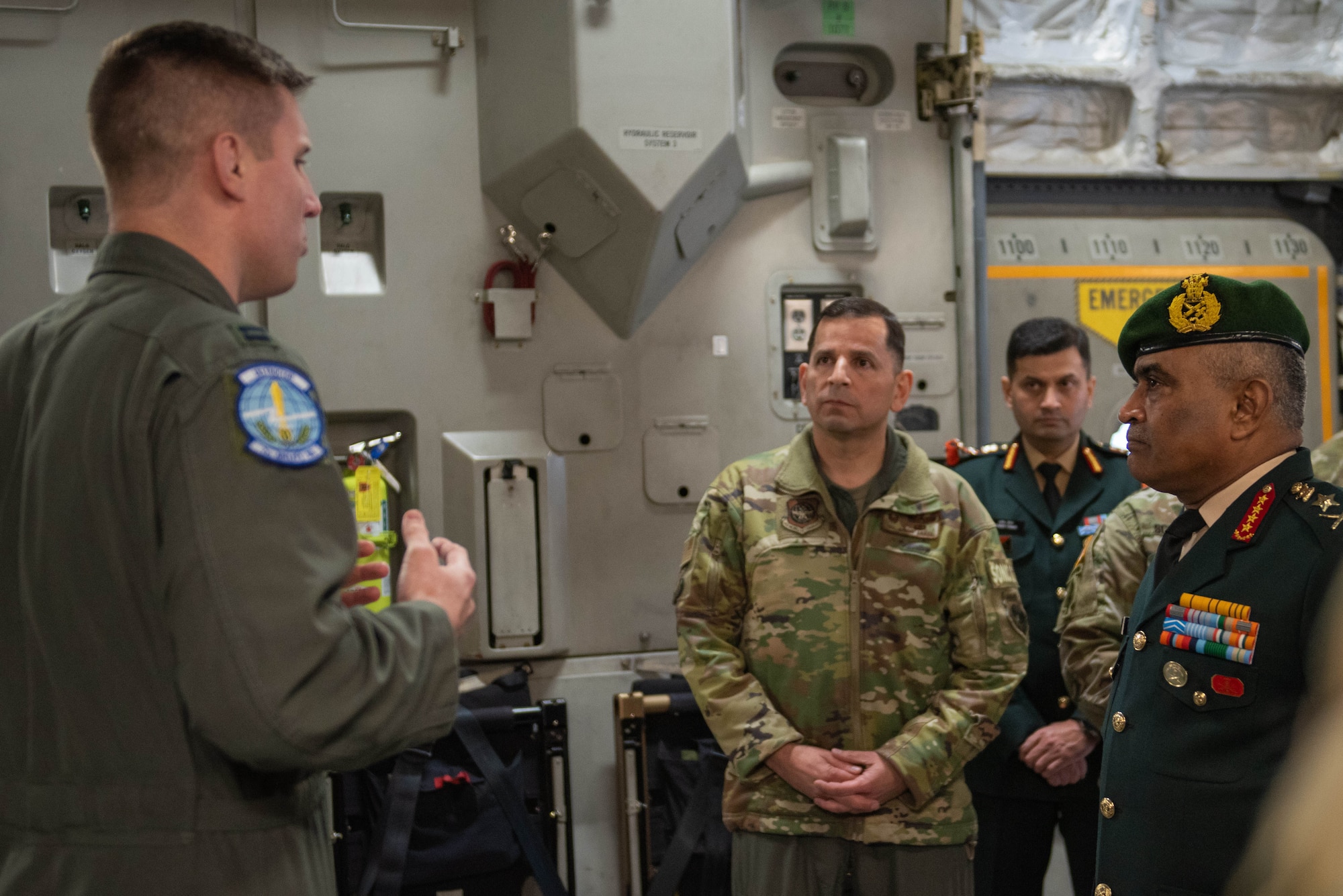 The visit was part of a tour to strengthen U.S. and India relations and interoperability, ensuring the combined ability to execute today’s global airlift mission.