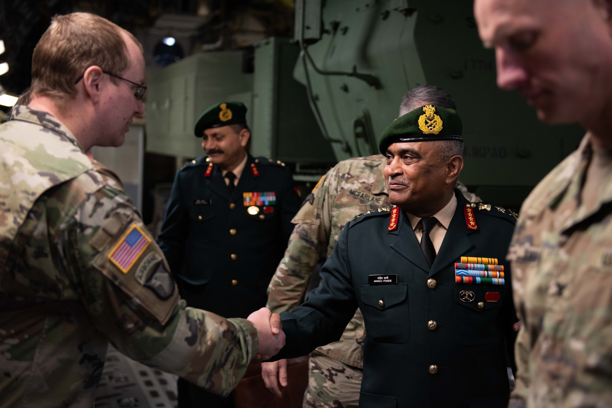 The visit was part of a tour to strengthen U.S. and India relations and interoperability, ensuring the combined ability to execute today’s global airlift mission.