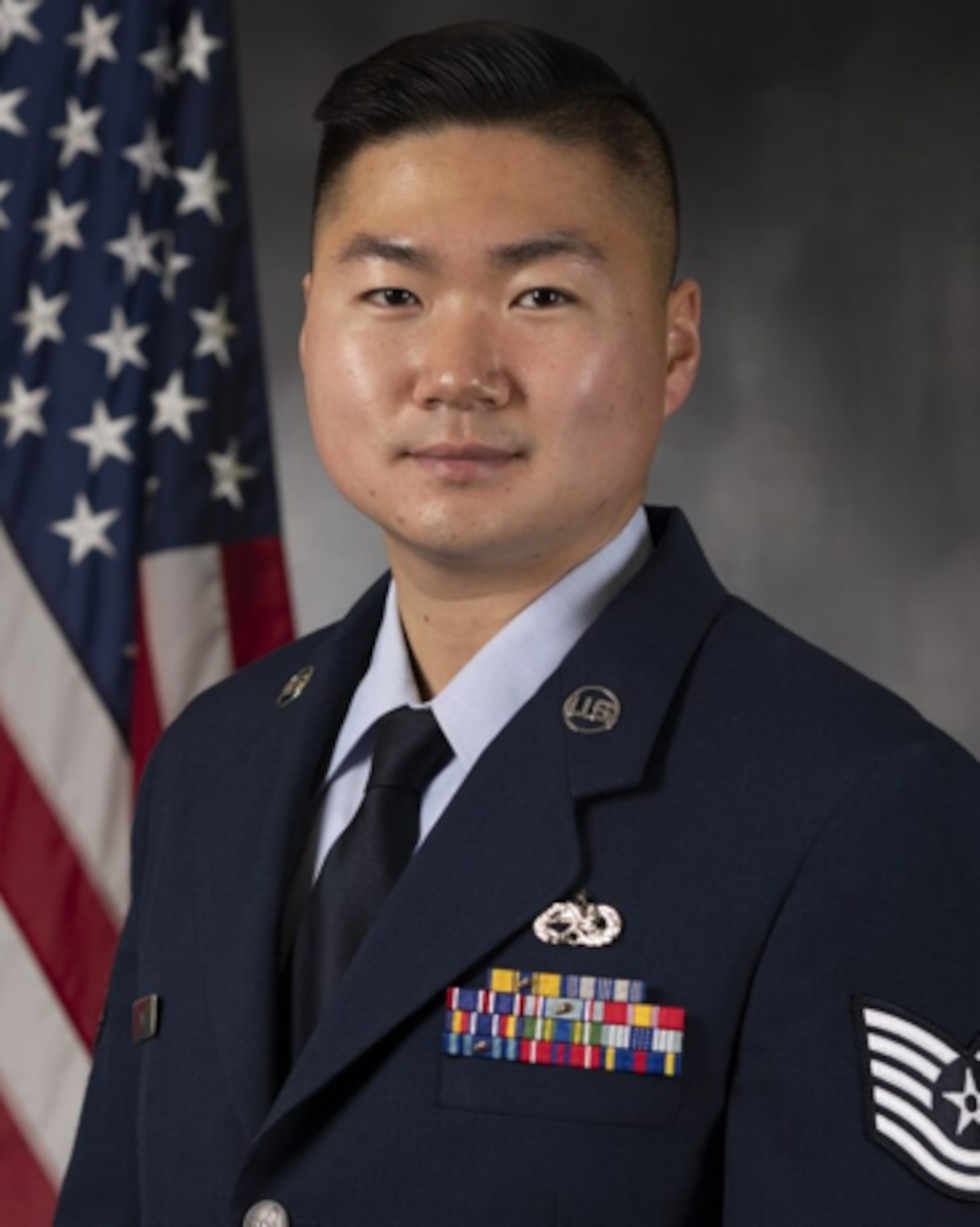Tech Sgt. Min Eom, 746th Test Squadron, was named Noncommissioned Officer of the Year during the Arnold Engineering Development Complex Annual Awards Feb. 15, 2024, at Arnold Air Force Base, Tenn. (U.S. Air Force photo)