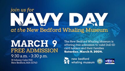 NUWC Division Newport to host Navy Day at New Bedford Whaling Museum on March 9