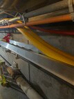 New conduit and new cable tray.