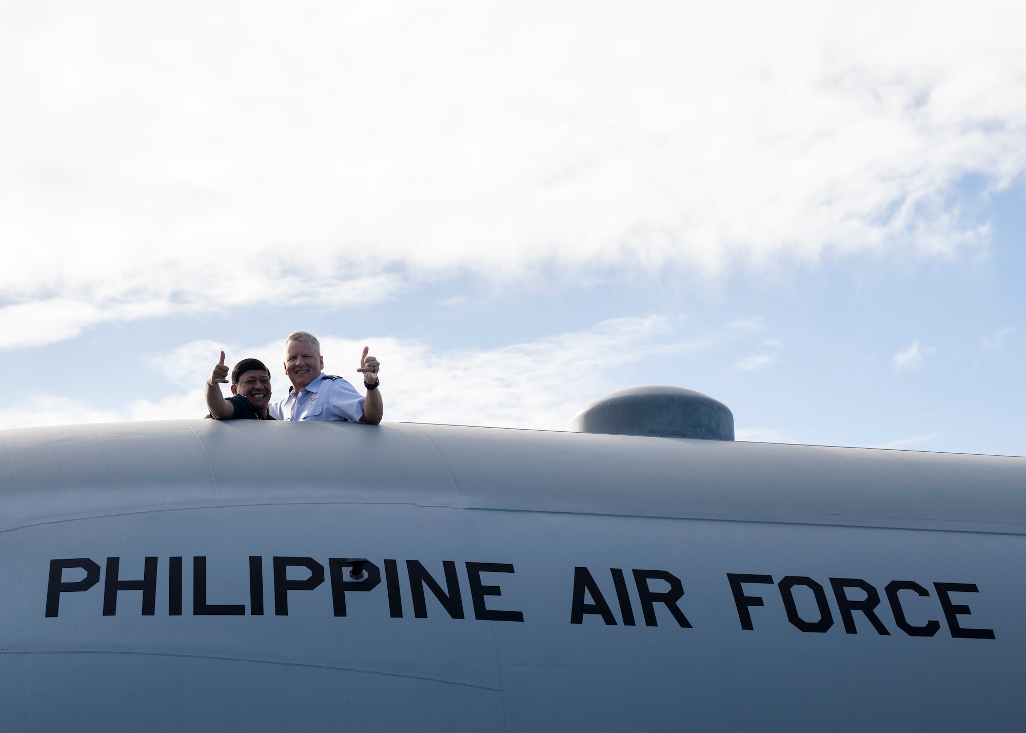 Photo of Philippine Air Force and U.S. Air Force officers