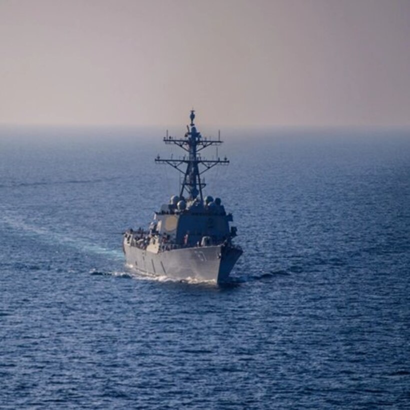 On Feb. 24 at 5 p.m. (Sanaa time), USS Mason (DDG 87) shot down one Anti-Ship Ballistic Missile (ASBM) launched into the Gulf of Aden from Iranian-backed Houthi controlled areas of Yemen. The missile was likely targeting MV Torm Thor, a U.S.-Flagged, owned, and operated chemical/oil tanker. Neither USS Mason nor MV Torm Thor were damaged and there were no injuries.