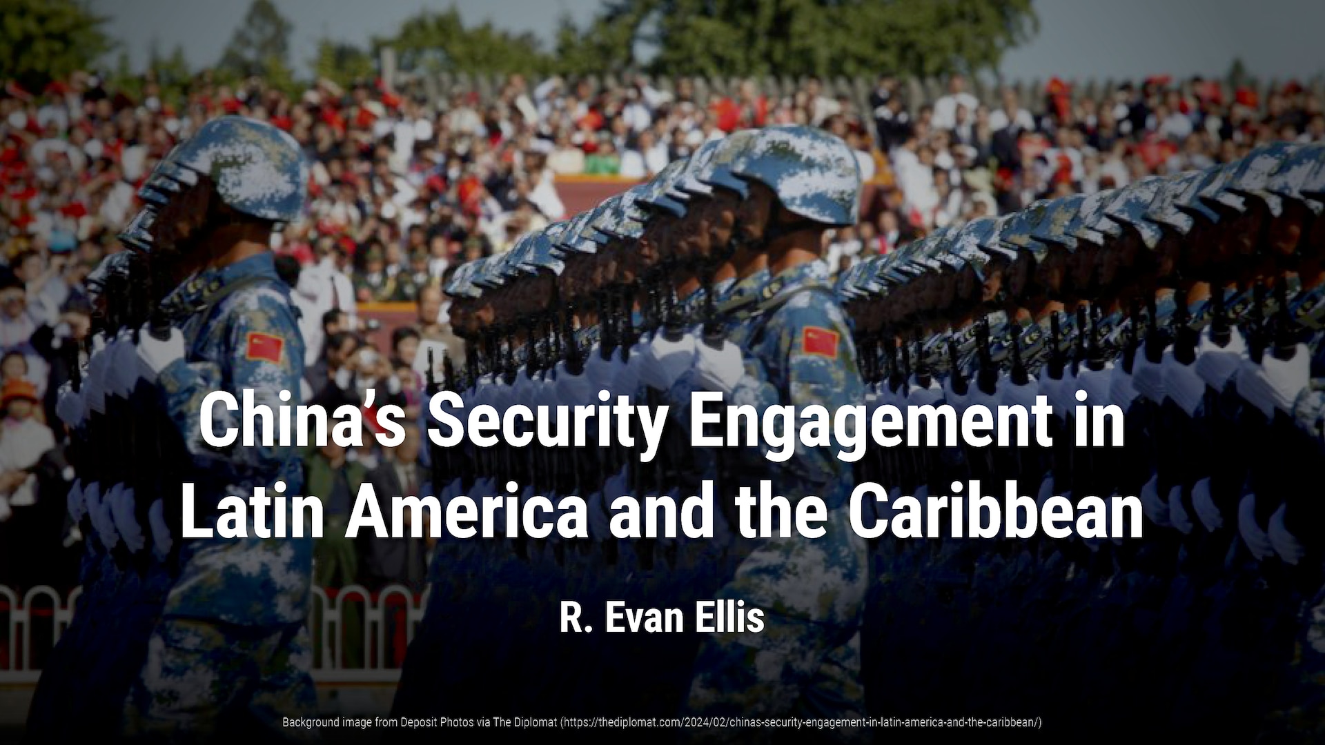 China’s Security Engagement in Latin America and the Caribbean
An overview of the characteristics and trends in China’s security engagement in the region, and how it is evolving.
