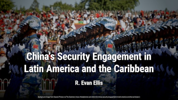 China’s Security Engagement in Latin America and the Caribbean
An overview of the characteristics and trends in China’s security engagement in the region, and how it is evolving.