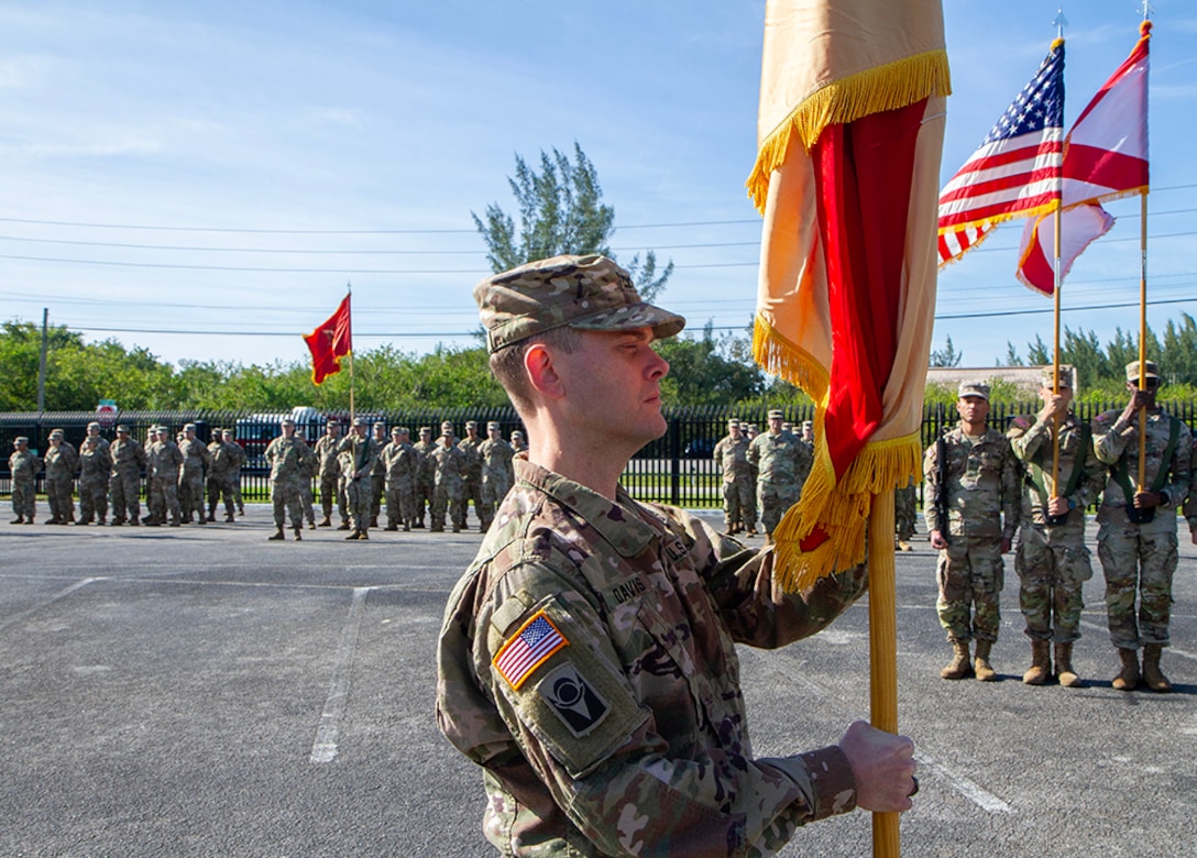 50th Regional Support Group conducts change of command ceremony