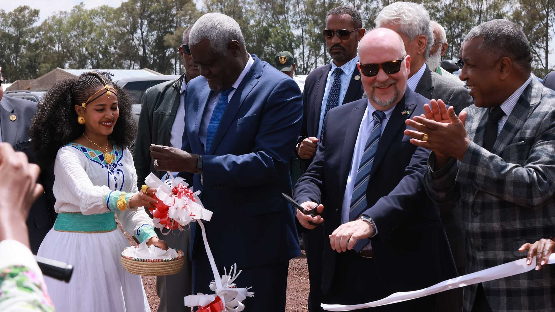 Members of the Defense Threat Reduction Agency (DTRA) participated in a ground-breaking ceremony for the new African Union (AU)-Pan-African Veterinary Vaccine Center (PANVAC) laboratory and training center in Bishoftu, Ethiopia Feb 21.