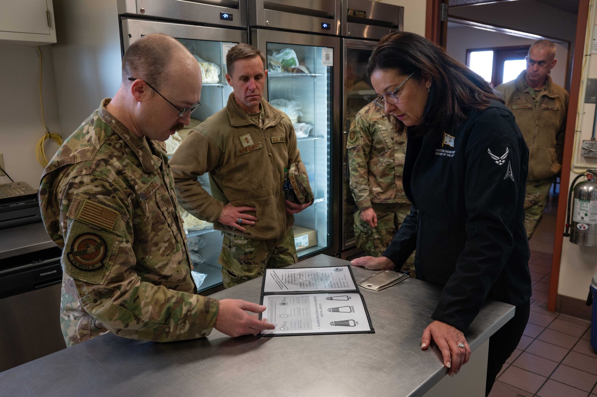 Honorable Kristyn Jones, performing the duties of Under Secretary of the Air Force, visits a launch facility.
