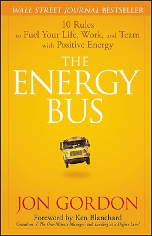 Yellow Book Cover with a small school bus on it