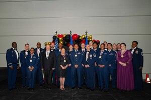 2023 annual award winners pose for a photo.