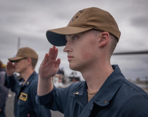 USS Russell Completes First Deployment Milestone - Arrives in Pearl Harbor [Image 13 of 14]