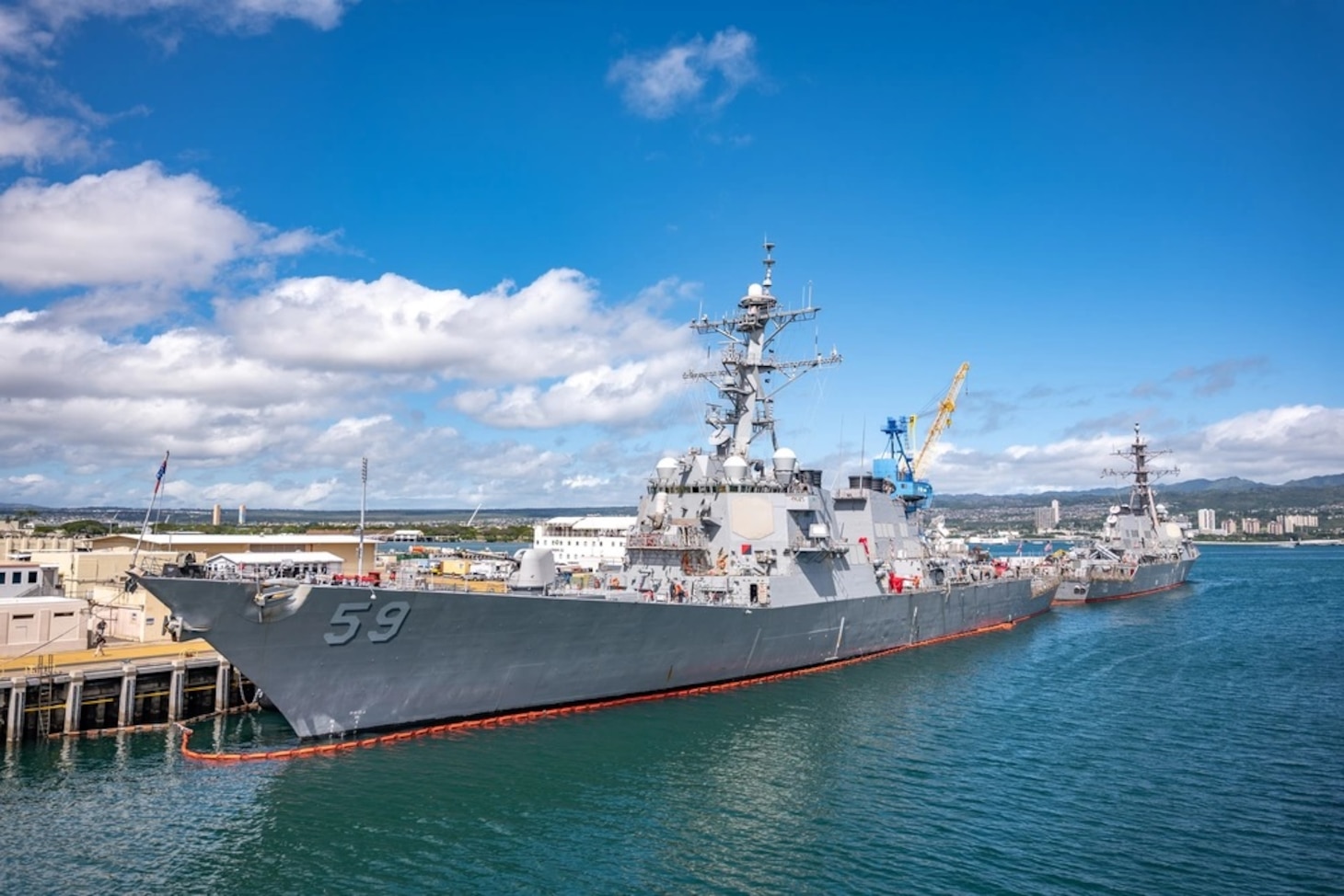 USS Russell Completes First Deployment Milestone - Arrives in Pearl Harbor [Image 14 of 14]