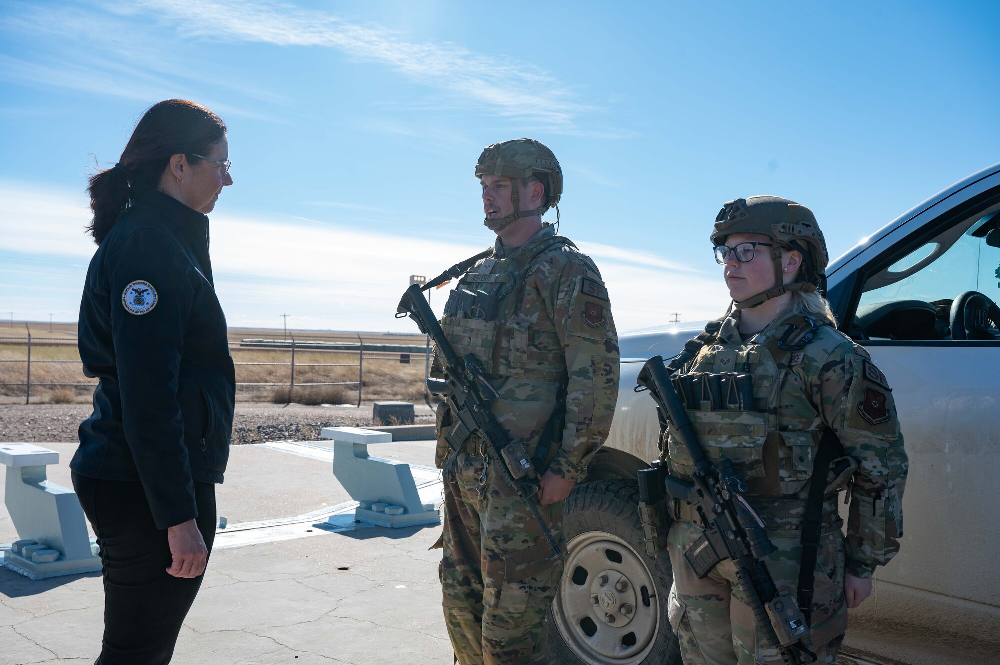 Honorable Kristyn Jones, performing the duties of Under Secretary of the Air Force, visits a launch facility.