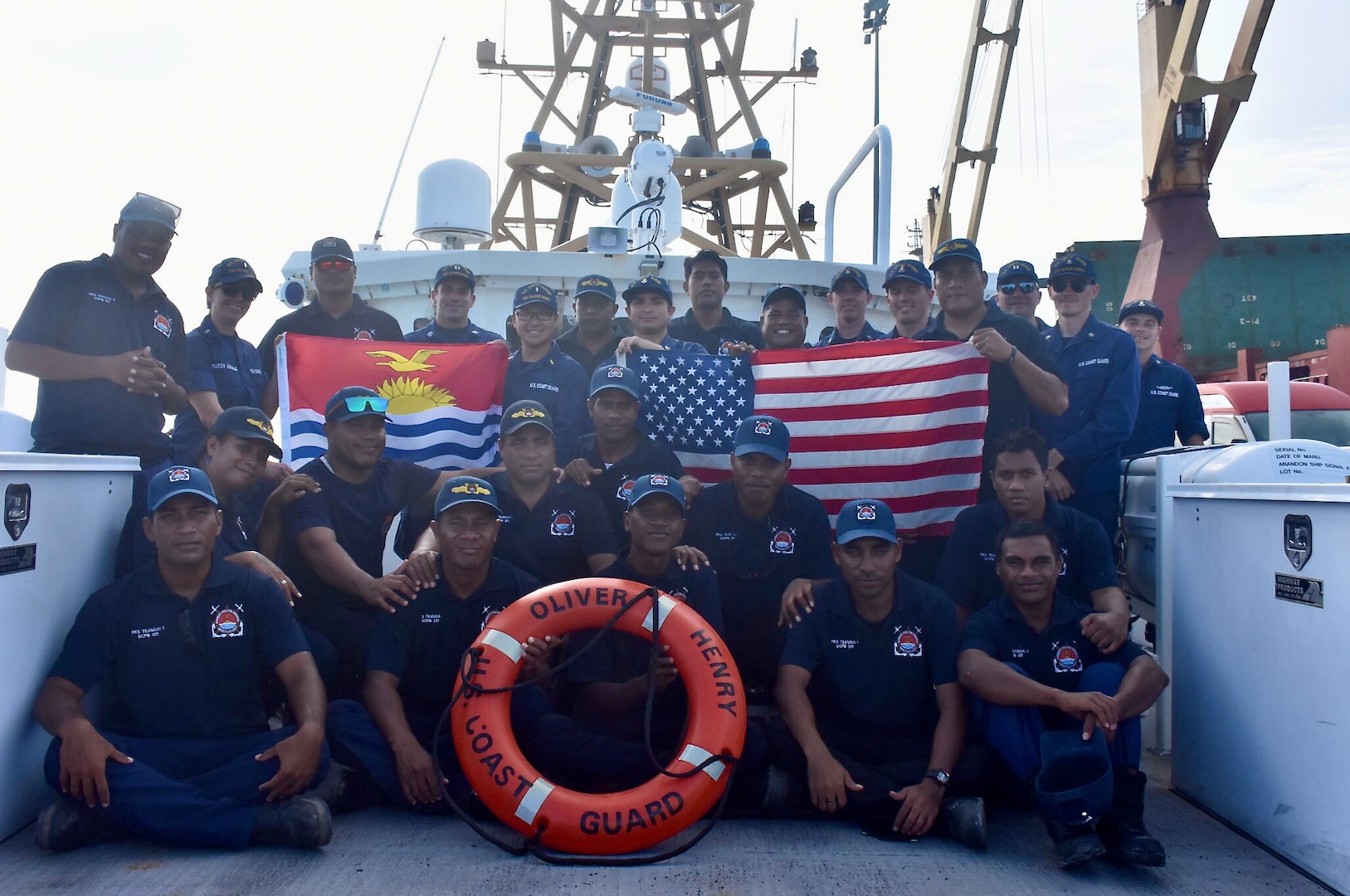 U.S. Coast Guard conduct joint patrol with Kiribati partners under ...