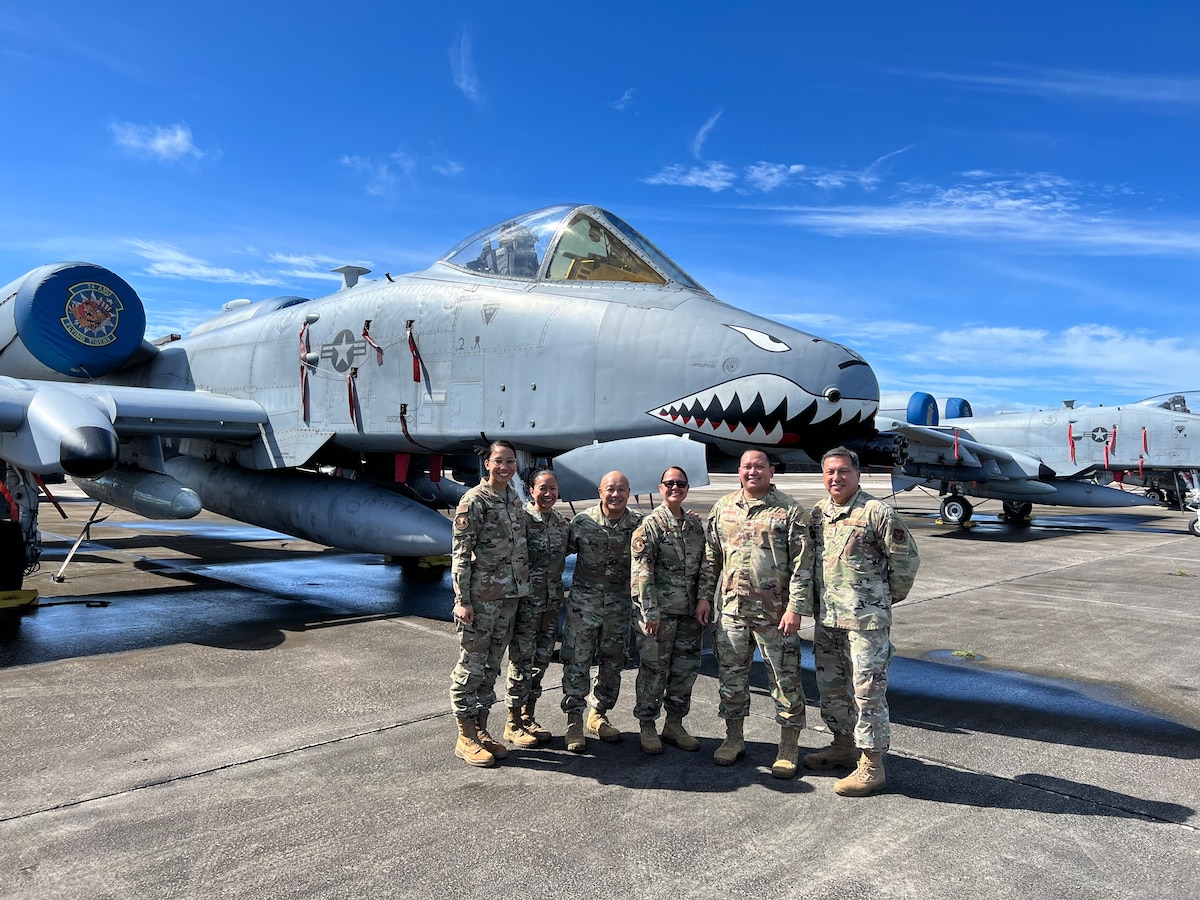 Airmen from the 44th Aerial Port Squadron during Operation Iron Thunder, a recent Pacific Air Forces power projection exercise, on Andersen Air Force Base, Guam.